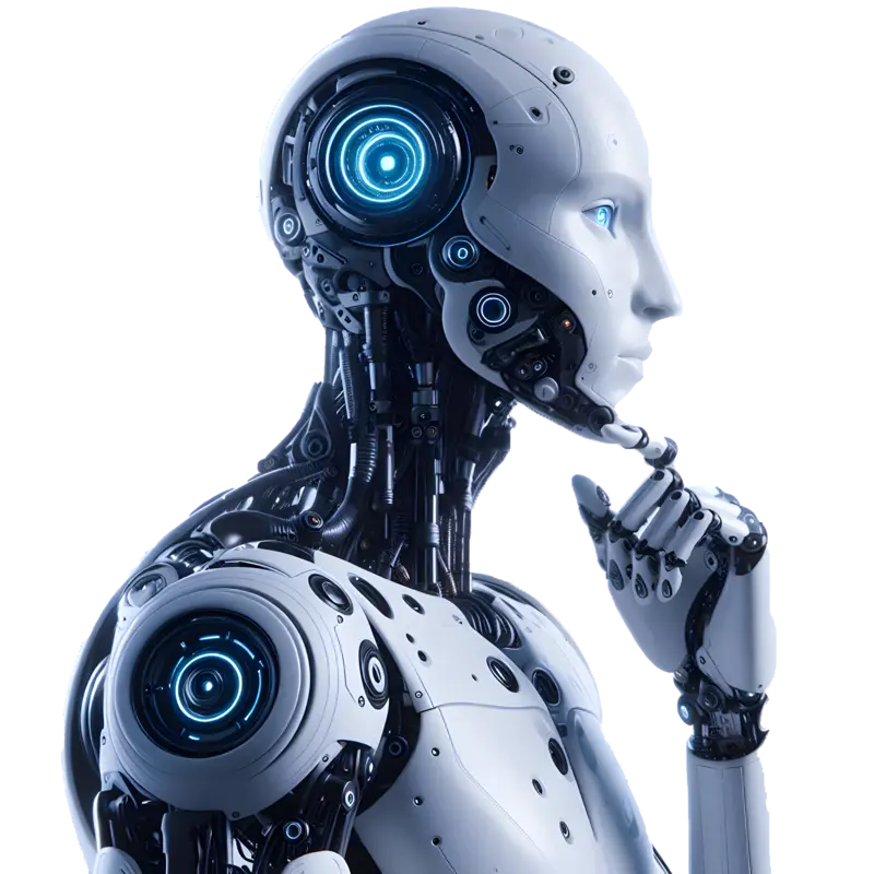 AI-generated face illustration